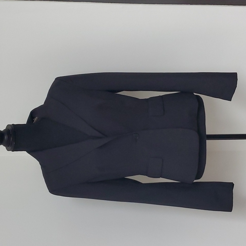 NWT Gorgeous bebe, Coal pin stripe, lined blazer.